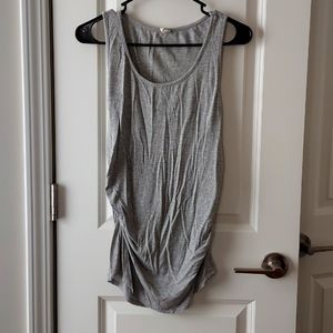 PinkBlush maternity tank top grey measurements are in photos